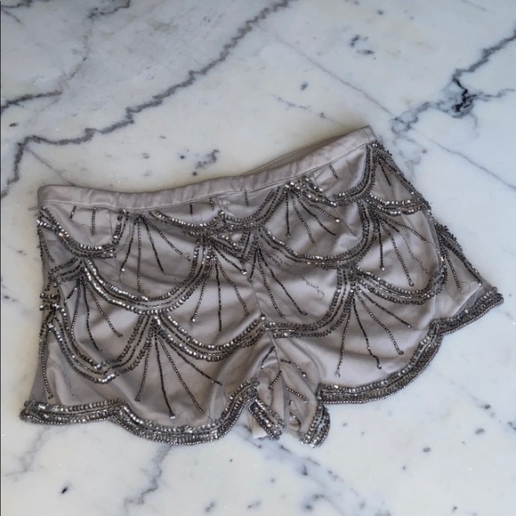 Urban Outfitters Beaded and Sequin Shorts - Picture 2 of 7